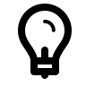 Lightbulb (Typicons) Free Open-Source SVG Icon