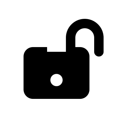 Open Lock (Typicons) Free Open-Source SVG Icon (Typicons)