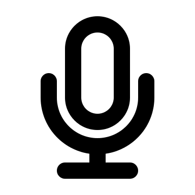 Microphone (Outline) Free Open-Source SVG Icon (Typicons)