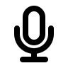 Microphone (Outline) Free Open-Source SVG Icon