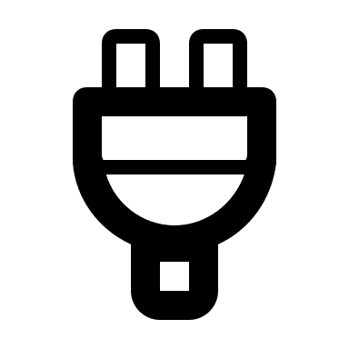 Electrical Plug Free Open-Source SVG Icon (Typicons)