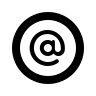 Circular Social At Symbol Free Open-Source SVG Icon