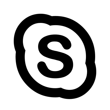 Skype Messaging App (Outline) Free Open-Source SVG Icon (Typicons)