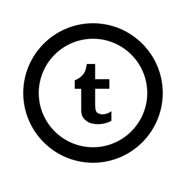 Circular Social Tumbler (Typicons) Free Open-Source SVG Icon (Typicons)