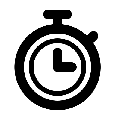 Stopwatch Timer Free Open-Source SVG Icon (Typicons)