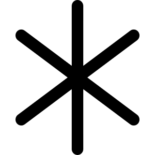 Asterisk Symbol Free Open-Source SVG Icon (uiw icons)