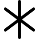 Asterisk Symbol Free Open-Source SVG Icon