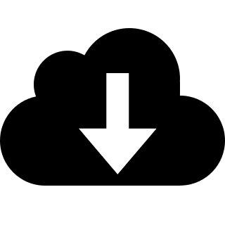 Cloud Download Action Free Open-Source SVG Icon (uiw icons)