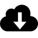 Cloud Download Action Free Open-Source SVG Icon