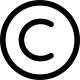 Copyright Symbol Free Open-Source SVG Icon