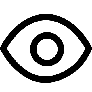 Eye Outline (UIW Icons) Free Open-Source SVG Icon (uiw icons)