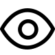 Eye Outline (UIW Icons) Free Open-Source SVG Icon