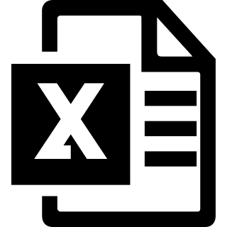 Excel File Document Free Open-Source SVG Icon (uiw icons)