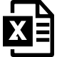 Excel File Document Free Open-Source SVG Icon