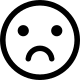 Frown Emoji (Outline) Free Open-Source SVG Icon