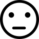 Meh Face Emotion Free Open-Source SVG Icon