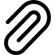 Paper Clip Free Open-Source SVG Icon