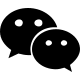 WeChat Messaging App Free Open-Source SVG Icon