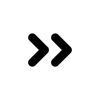 Double Right Angle Arrow (Monochrome) Free Open-Source SVG Icon (Unicons Monochrome)