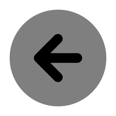 Left Arrow in a Circle (Monochrome) Free Open-Source SVG Icon (Unicons Monochrome)