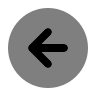 Left Arrow in a Circle (Monochrome) Free Open-Source SVG Icon