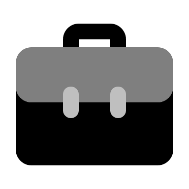 Business Briefcase (Monochrome) Free Open-Source SVG Icon (Unicons Monochrome)