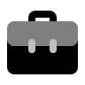 Business Briefcase (Monochrome) Free Open-Source SVG Icon