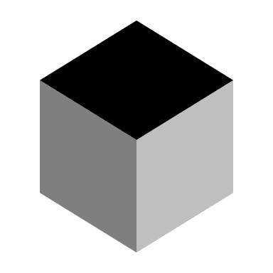 Cube Shape (Monochrome) Free Open-Source SVG Icon (Unicons Monochrome)