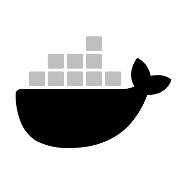 Docker Container Platform Free Open-Source SVG Icon (Unicons Monochrome)