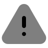 Exclamation Triangle Warning Sign (Monochrome) Free Open-Source SVG Icon