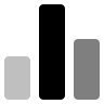 Bar Graph Chart (Monochrome) Free Open-Source SVG Icon