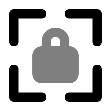 Access Lock (Monochrome) Free Open-Source SVG Icon (Unicons Monochrome)