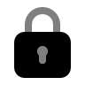 Padlock Symbol (Monochrome) Free Open-Source SVG Icon