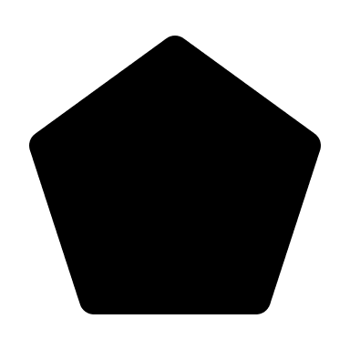 Pentagon Shape (Monochrome) Free Open-Source SVG Icon (Unicons Monochrome)