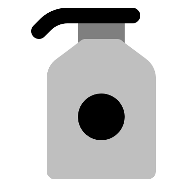 Sanitizer Bottle (Monochrome) Free Open-Source SVG Icon (Unicons Monochrome)