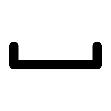 Space Key (Monochrome) Free Open-Source SVG Icon (Unicons Monochrome)