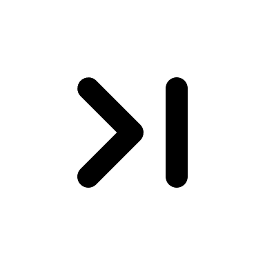 Step Forward Action Free Open-Source SVG Icon (Unicons Monochrome)