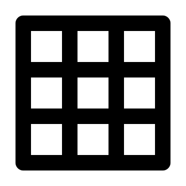 Table (Monochrome) Free Open-Source SVG Icon (Unicons Monochrome)