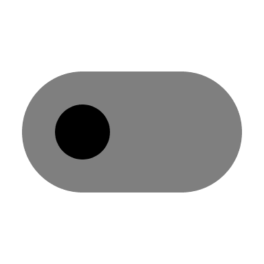 Toggle Off Switch (Monochrome) Free Open-Source SVG Icon (Unicons Monochrome)