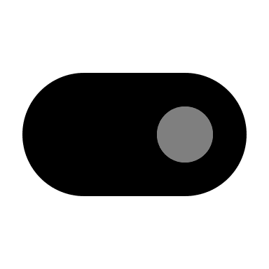 Toggle Switch On (Monochrome) Free Open-Source SVG Icon (Unicons Monochrome)