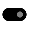 Toggle Switch On (Monochrome) Free Open-Source SVG Icon