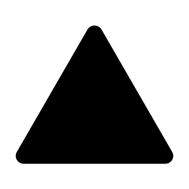 Triangle Shape Free Open-Source SVG Icon (Unicons Monochrome)