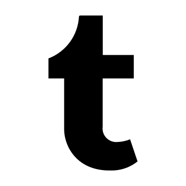 Tumblr Social Media Platform (Monochrome) Free Open-Source SVG Icon (Unicons Monochrome)