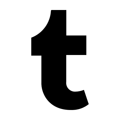 Tumblr Alternative Logo (Monochrome) Free Open-Source SVG Icon (Unicons Monochrome)