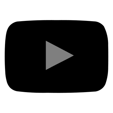 YouTube Video Platform Free Open-Source SVG Icon (Unicons Monochrome)