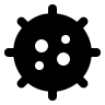 Coronavirus Virus (Solid) Free Open-Source SVG Icon