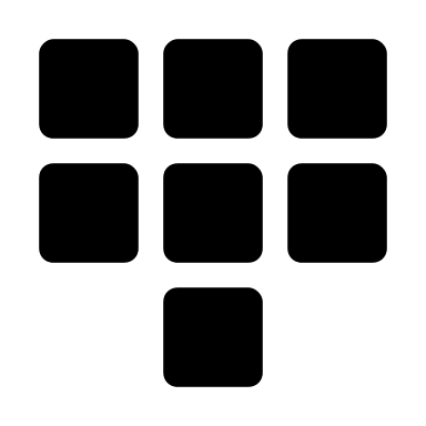 Dial Pad (Solid) Free Open-Source SVG Icon (Unicons Solid)