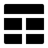 Grid Layout Design (Solid) Free Open-Source SVG Icon