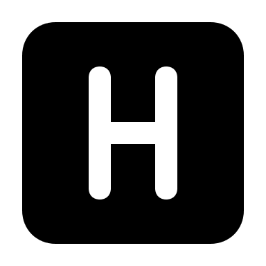 Hospital Square Sign (Solid) Free Open-Source SVG Icon (Unicons Solid)