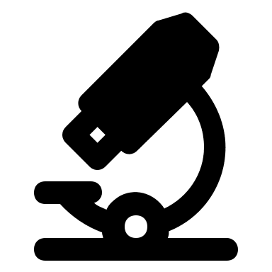 Microscope Tool (Solid) Free Open-Source SVG Icon (Unicons Solid)